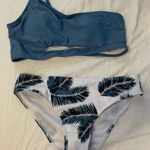 Blue swim suit